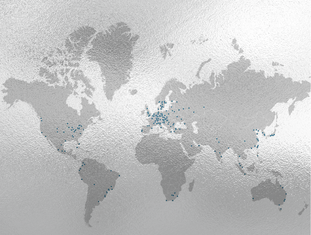 voestalpine Standorte (Weltkarte)