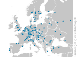 voestalpine Group – Global presence (Europe) (world map)