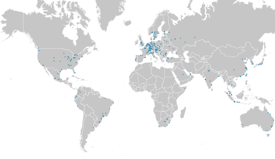 voestalpine Group – Global presence (world map)