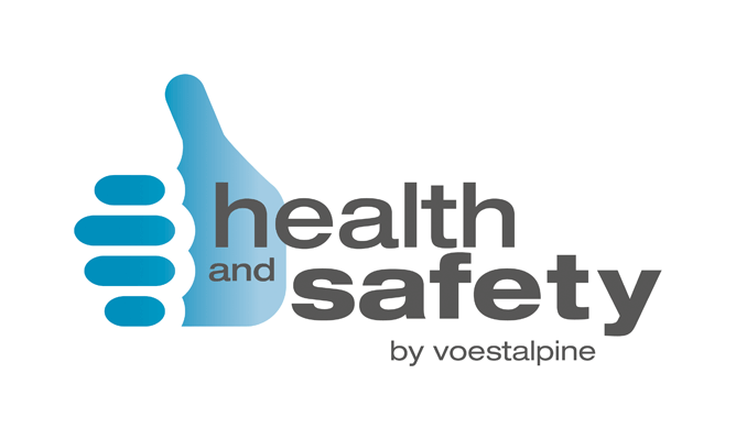 health and safety by voestalpine (Logo)