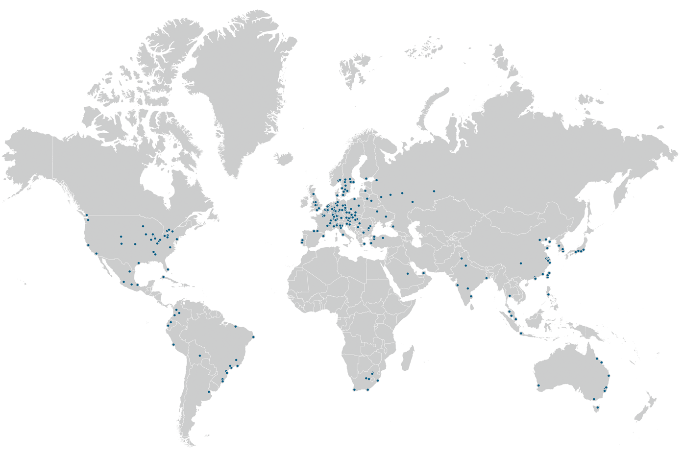 voestalpine locations (world map)
