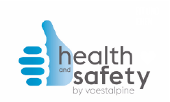 health and safety by voestalpine (logo)