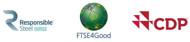 Responsible Steel, FTSE4Good, CDP (Logos)