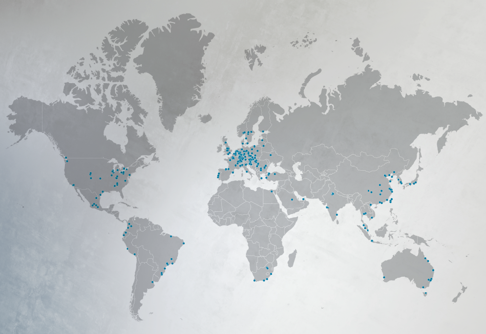 voestalpine locations (world map)