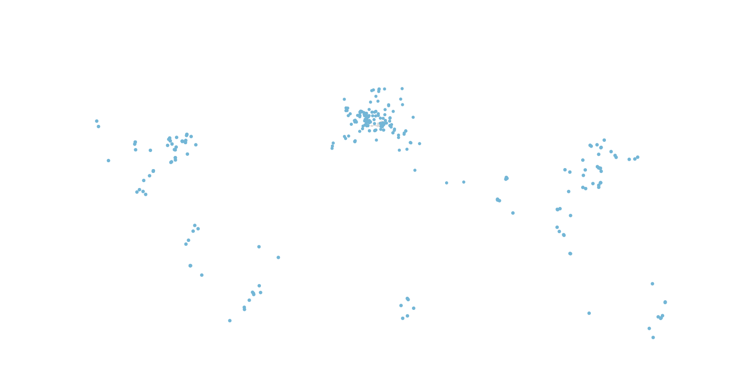 World map with continents (Photo)
