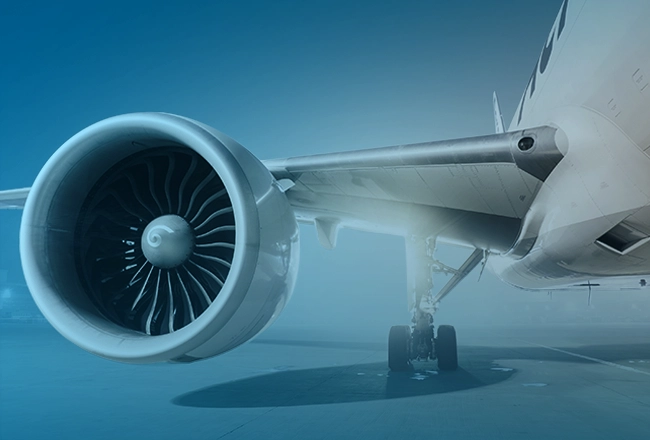 Flugzeugturbine (Foto)